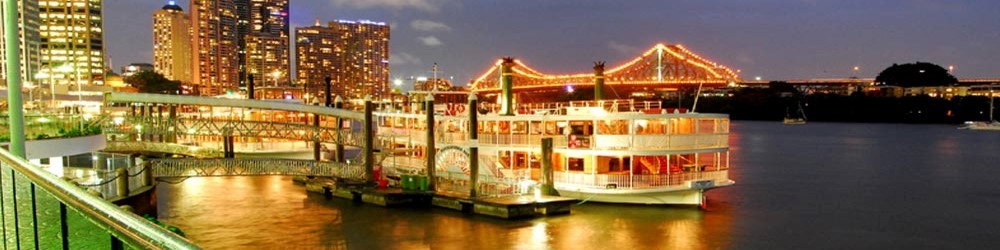 Вечерний круиз с ужином в Брисбене на красивом корабле River Queen