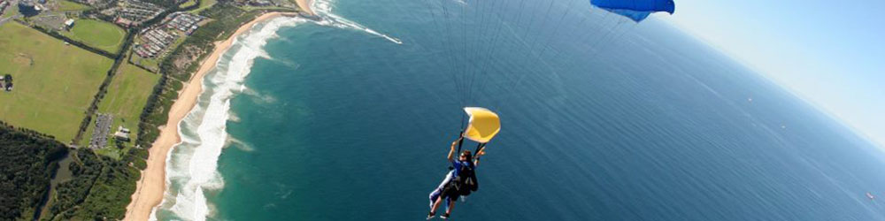 экскурсия прыжок с парашютом в Сиднее