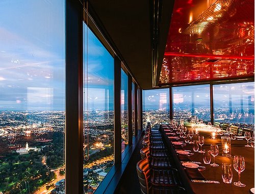 Новый год в Мельбурне в ресторане небоскреба Эврика