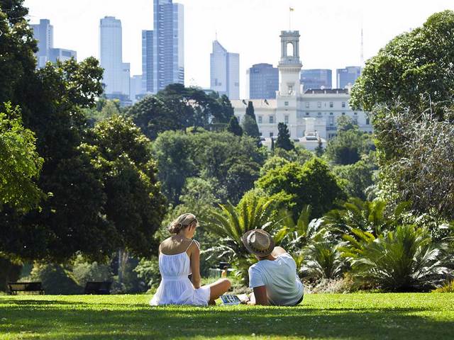 Достопримечательность Мельбурна Королевский Ботанический сад Мельбурна